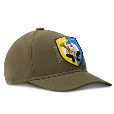 Шеврон на липучці Дівчинка Джавеліна з Миколаїв 7,5х10 см вишитий патч нашивка