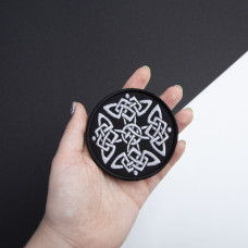 Шеврон на липучці Кельтського візерунка 8,3 см вишитий патч нашивка