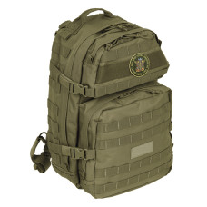 Шеврон нашивка на липучці Військовий шпиталь Миколаїв хакі 8 см вишитий патч нашивка