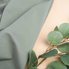 Тканина трикотаж Прага 640grm сіро зелений