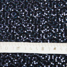 Тканина трикотаж нейлон KR-4122 з апплікацією чорно/синій