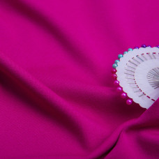 Тканина трикотаж фліс Juventus малина