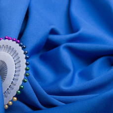 Тканина трикотаж фліс Juventus синій