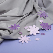 Тканина трикотаж фліс Juventus сірий