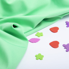 Тканина трикотаж фліс Juventus салат