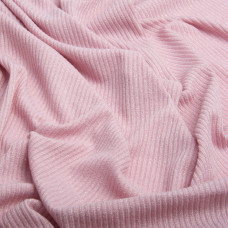 Тканина трикотаж Смуга з металіком V-1/8 ніжно рожевий