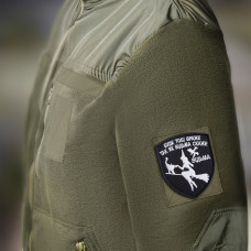 Шеврон на липучке Буде тобі Враже як Відьма скаже 7х9 см вишитий патч нашивка