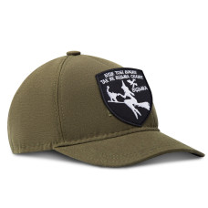 Шеврон на липучке Буде тобі Враже як Відьма скаже 7х9 см вишитий патч нашивка