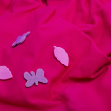 Тканина кулір з еластаном малина