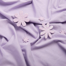 Тканина кулір з еластаном бузок