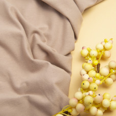 Тканина кулір з еластаном беж