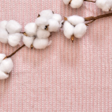 Плед покривало на ліжко Adina 180х200 см IDEIA натуральне бавовна пудра