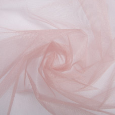 Тканина фатин декорувальна Kristal 25 г/м2 300 см для суконь, декору та аксесуарів No9 темна пудра
