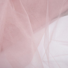 Тканина фатин декорувальна Kristal 25 г/м2 300 см для суконь, декору та аксесуарів No9 темна пудра
