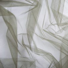 Тканина декоративна фатин Kristal №136 хакі