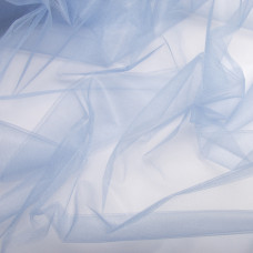 Тканина декоративна фатин Kristal №66 св/денім