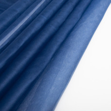 Тканина декоративна фатин Kristal №42 синій