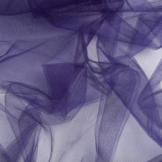 Тканина декоративна фатин Kristal №124 т/фіолет
