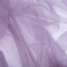 Тканина фатин євро 300 см 15 г/м2 фатин легка декоративна для суконь, костюмів, декору V-H82 лілово/сірий