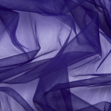 Тканина фатин євро 300 см 15 г/м2 фатин легка декоративна для суконь, костюмів, декору V-H124 т/фіолет