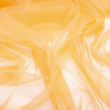 Тканина фатін євро 300 см 15 г/м2 фатин легка декоративна для суконь, костюмів, декору 28/F помаранч