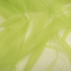 Тканина фатин євро 300 см 15 г/м2 фатин легка декоративна для суконь, костюмів, декору V-H32 салат