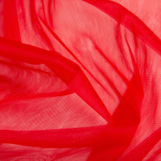 Тканина фатин євро 300 см 15 г/м2 фатин легка декоративна для суконь, костюмів, декору V-H53 червона