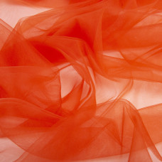 Тканина фатін євро 300 см 15 г/м2 фатин легка декоративна для суконь, костюмів, декору  V-H101 теракот