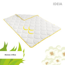 Ковдра Попкорн зимова євро 200х220 см IDEIA антиалергенна з кукурудзяним наповнювачем біла