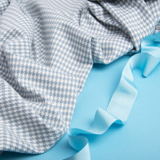 Тканина костюмна стрейч Марсель блакитна