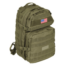 Набір шевронів 2 шт на липучці Прапор США кольоровий та сірий 5х8 см вишитий патч нашивка шеврон Америки