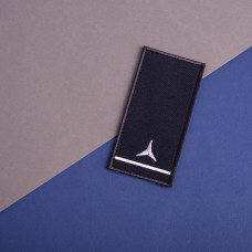 Шеврон на липучці погон звання ДСНС Старший сержант 5х10 см вишитий патч нашивка