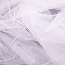 Тканина фатин євро 300 см 15 г/м2 фатин легка декоративна для суконь, костюмів, декору V-H1 білий