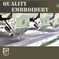 Набір шевронів 2 шт на липучці Police, Поліція 9х25 см і 4,5х12,5 см вишитий патч нашивка