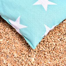 Подушка грілка з пшеницею 15x23 см IDEIA еко-продукт для зігрівання та релаксації м'ята бавовна