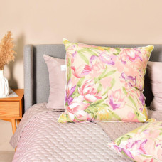 Подушка пухова 70х70 см натуральна IDEIA пух перо натуральний наповнювач тканина бавовна