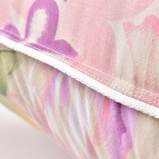 Подушка пухова 70х70 см натуральна IDEIA пух перо натуральний наповнювач тканина бавовна