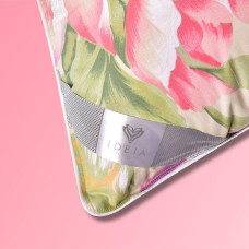 Подушка пухова 70х70 см натуральна IDEIA пух перо натуральний наповнювач тканина бавовна