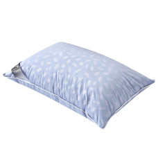 Подушка пухова 50х70 см IDEIA пух перо натуральний наповнювач тканина бавовна