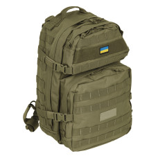 Шеврон нашивка на липучці Прапор Україні, вишитий патч 3,5х5,3 см