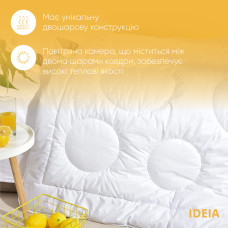 Ковдра зимова євро Air Dream Exclusive 200х220 см IDEIA подвійна супер тепла дабл антиалергенна