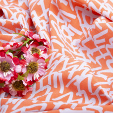 Тканина плательна Super Soft Влада оранж