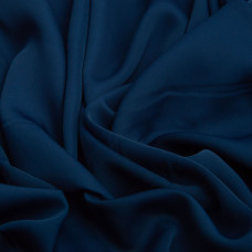 Тканина плательна Wave crep т/синя