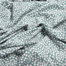 Тканина плательна Super Soft дрібноцвіт ментол