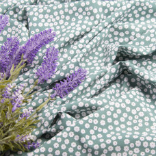 Тканина плательна Super Soft дрібноцвіт ментол