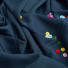 Тканина плательна Wave crep т/денім