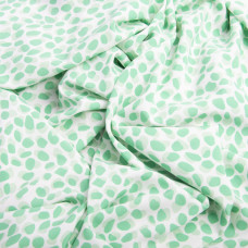 Тканина плательна Super Soft камінці зелені