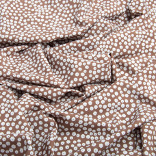 Тканина плательна Super Soft дрібноцвіт капучіно