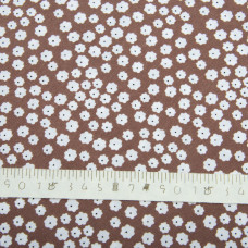 Тканина плательна Super Soft дрібноцвіт капучіно