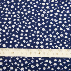 Тканина плательна Super Soft дрібноцвіт синій